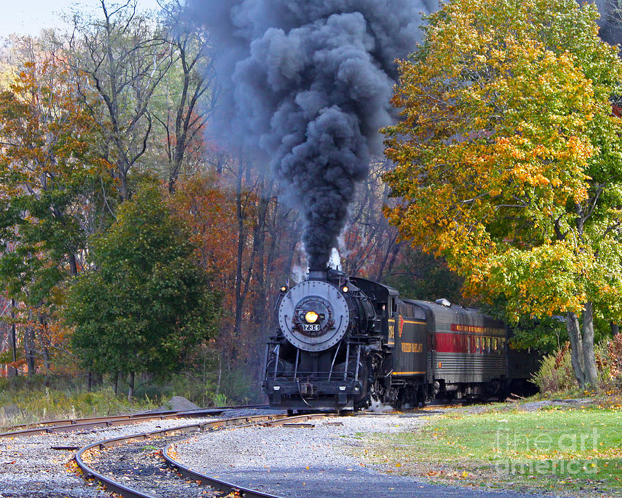 Western Maryland Steam Train Photograph by Jack Schultz