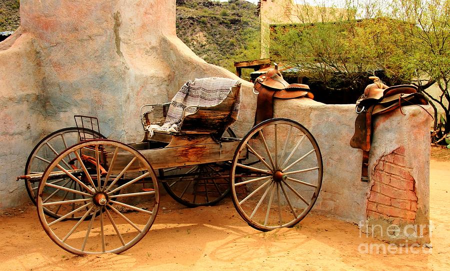 Old West Wagon Town Photograph by Tap On Photo