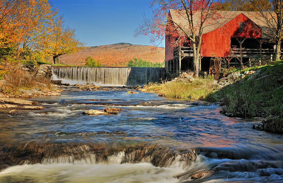 Weston Vermont - Grist Mill by Thomas Schoeller