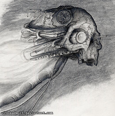 Wh40k Flying Skull Mixed Media by Nathan Johnson - Fine Art America