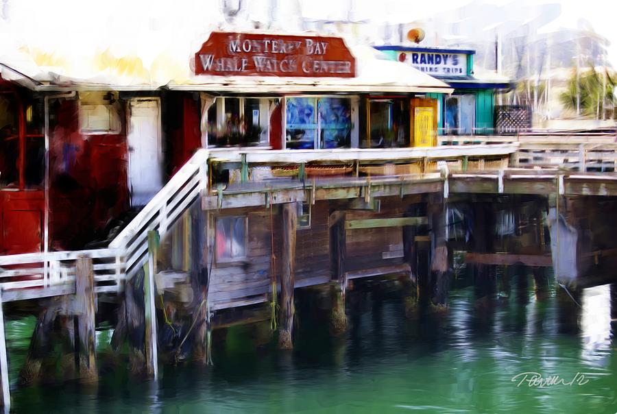 Whale Watch Center Fishermans Wharf Digital Art by Jim Pavelle