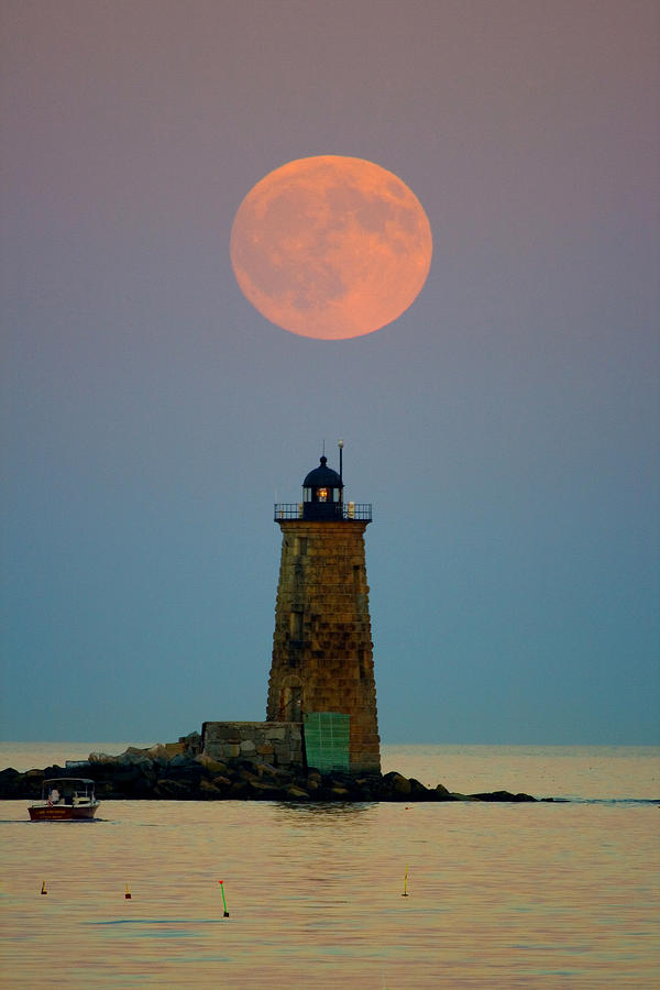 Whaleback Lighthouse Photograph by Larry Landolfi
