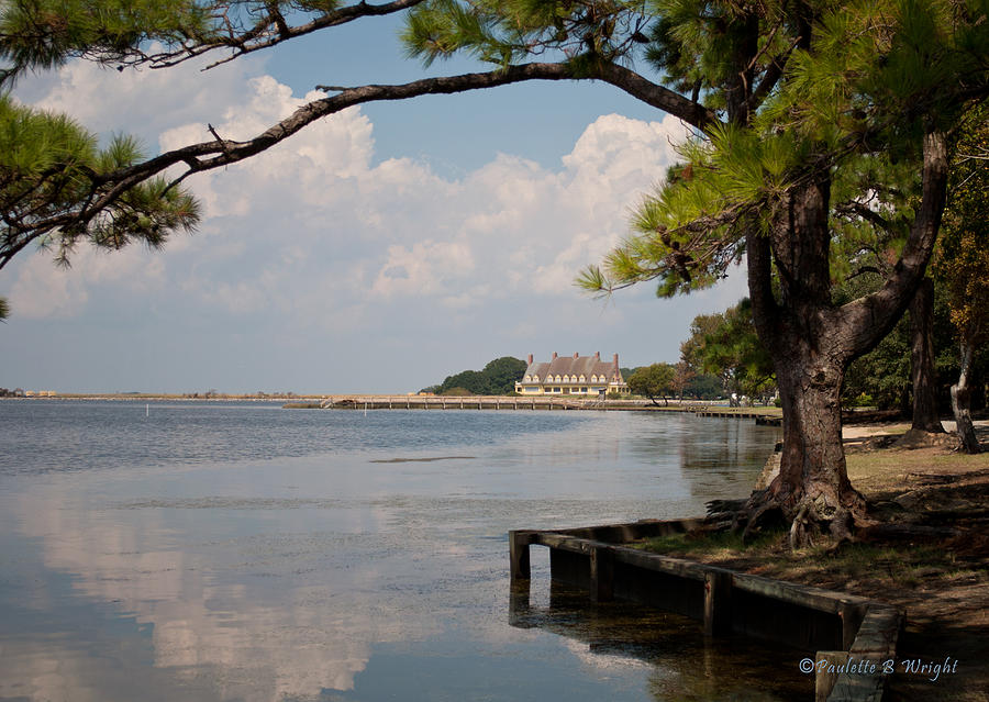 Nature Photograph - Whalehead Club by Paulette B Wright