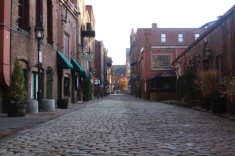 Wharf Street Portland Maine Photograph by Roman Jozefiak - Fine Art America