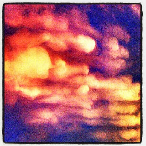 Crazy Photograph - What A #crazy Bunch Of #clouds by Tiffany Townsend