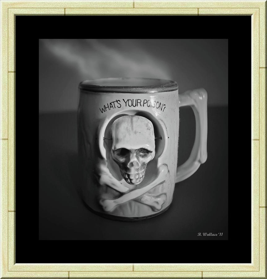 Black And White Photograph - What A Mug by Brian Wallace