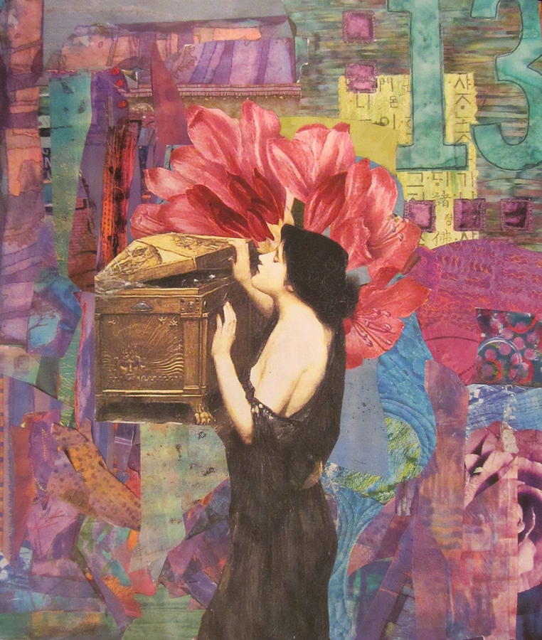 Collage Mixed Media - What If by Kanchan Mahon