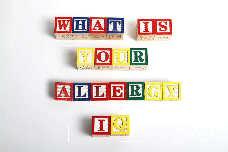 What Is Your Allergy Iq Photograph by Photo Researchers