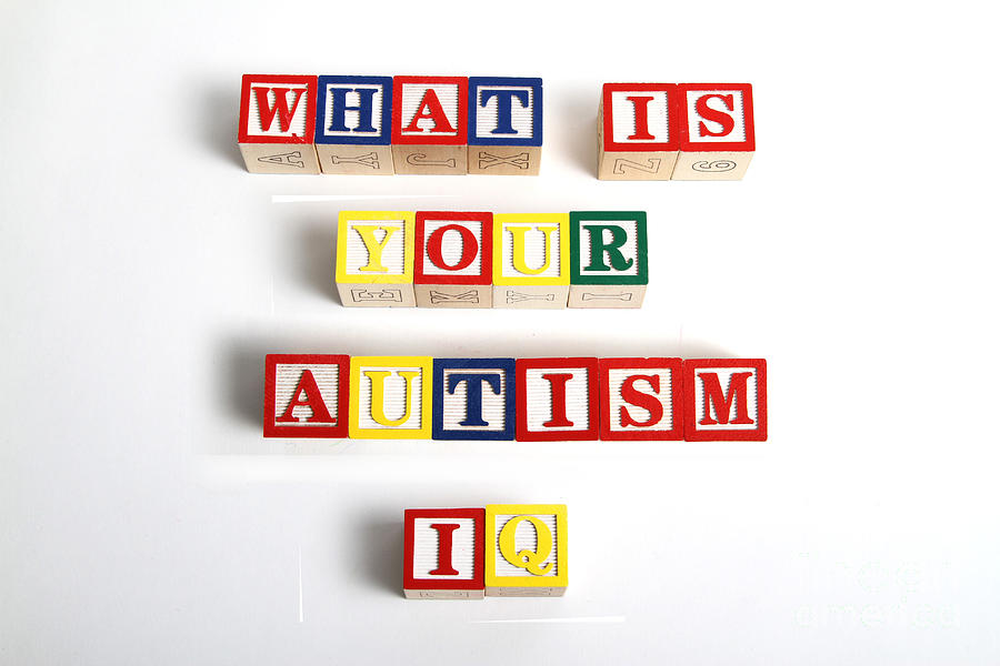 What Is Your Autism Iq Photograph by Photo Researchers