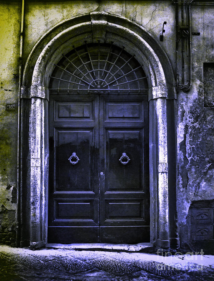 Door Photograph - What Lies Behind by Karen Lewis
