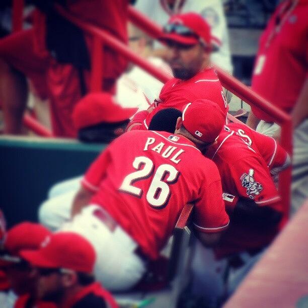 Reds Photograph - What Wasnt Caught On Kiss Cam by Reds Pics