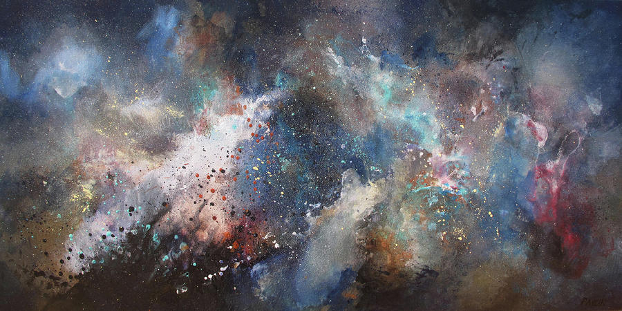 Space Painting - What We See by Carey Pavlik