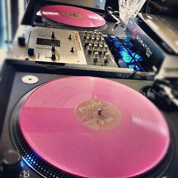 Music Photograph - Whatcha Know About #pink #vinyl??? Haha by Travis Albert