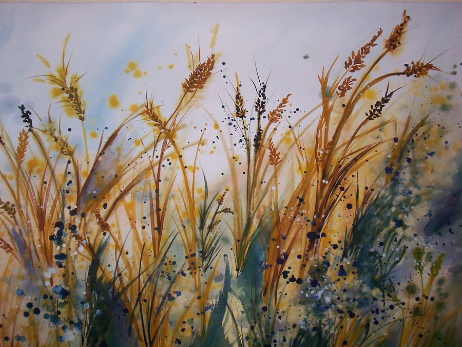 Wheat Painting by Rayna Havelock