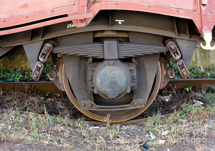 Wheel Of The Train Photograph by Michal Boubin