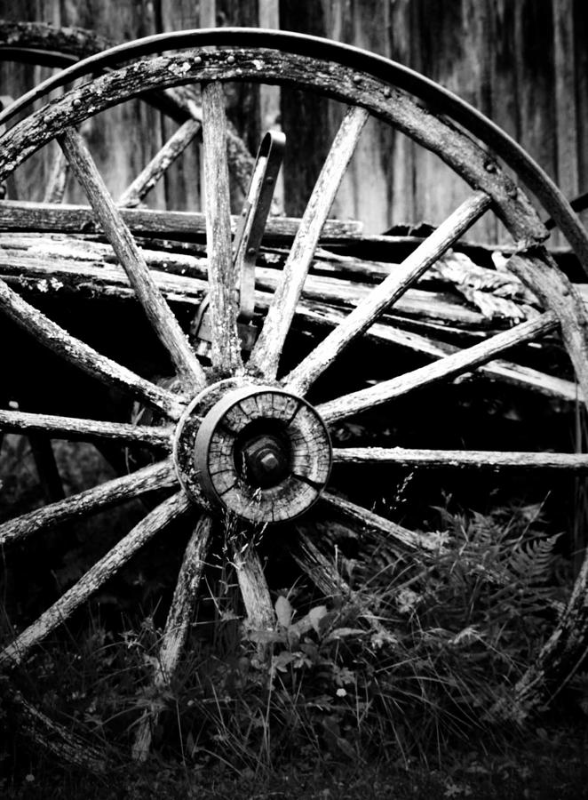 Farm Photograph - Wheel to Go by J C