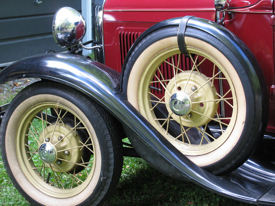 Wheels Of 1930 Ford Photograph by Alfred Ng
