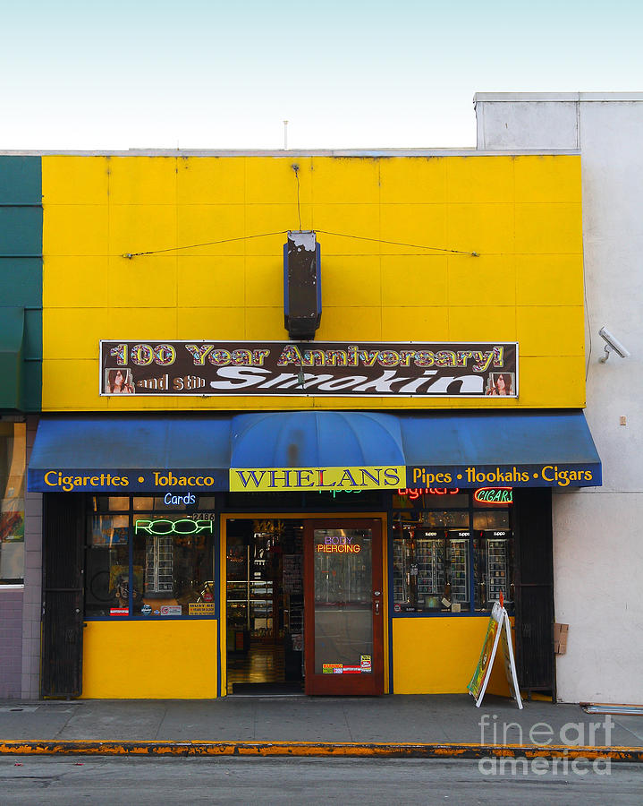 Whelans Smoke Shop On Bancroft Way In Berkeley California  . 7D10170 Photograph by Wingsdomain Art and Photography