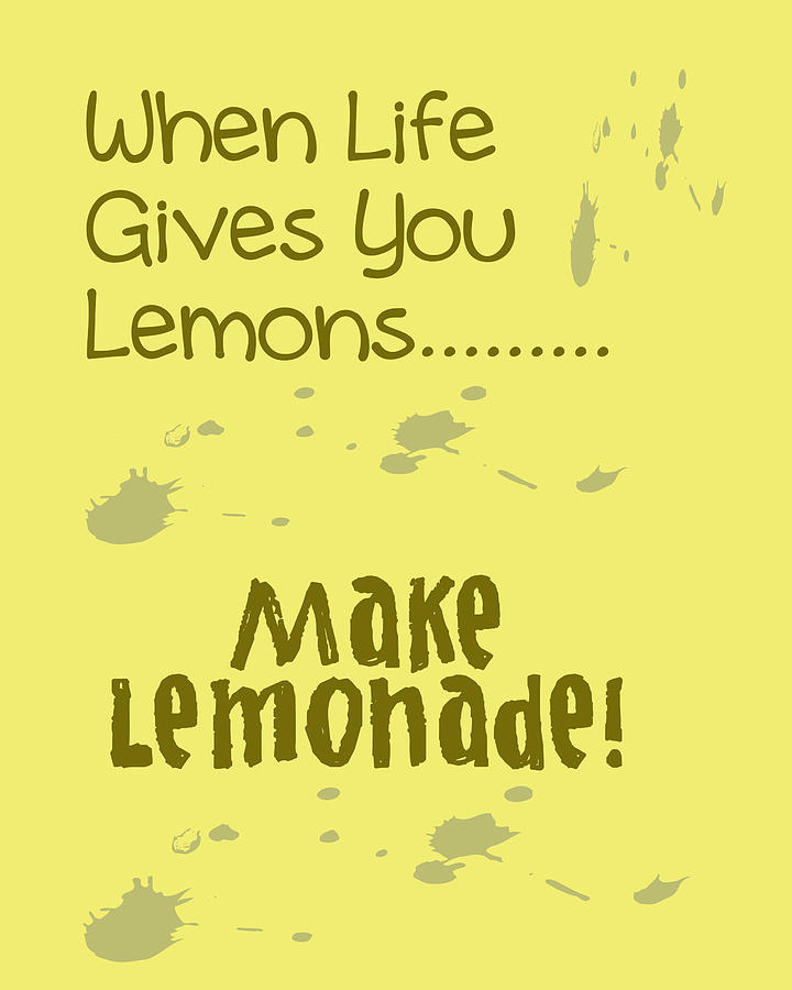When life gives you lemons Digital Art by Georgia Clare