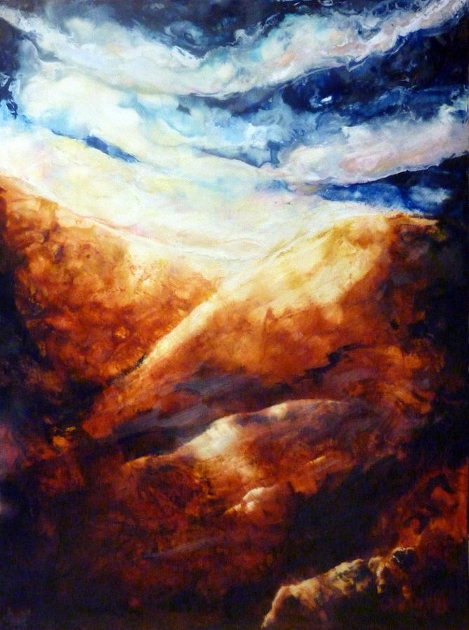 When Sorrow is a Mountain Painting by Mary C Farrenkopf