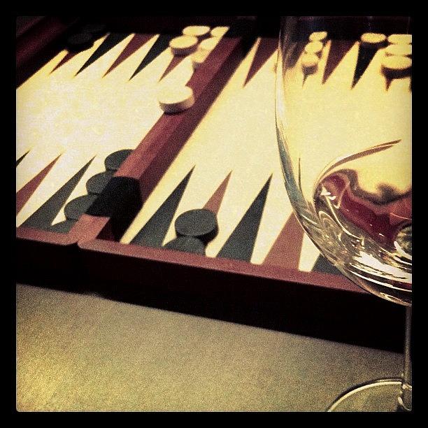 Backgammon Photograph - Whenever Theres A Band Playing That I by Ronnie V