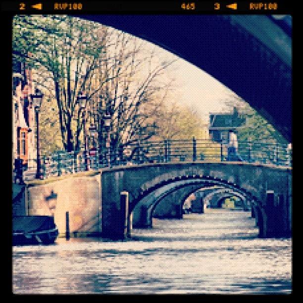 Amsterdam Photograph - Where 7 Of The Canals Meet In by James Brewins