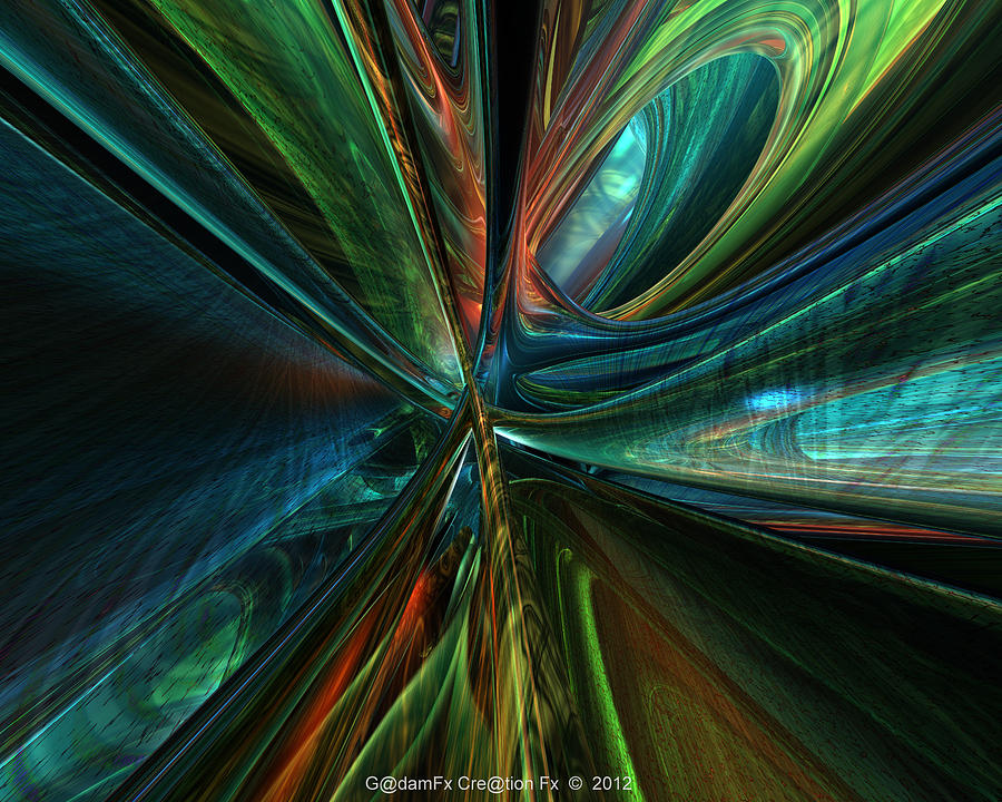 Where Tech Meets Digital Abstract Fx Digital Art by G Adam Orosco ...