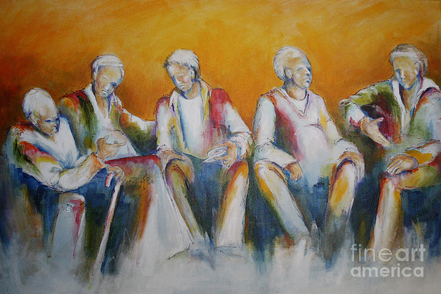 While the Women Shop by Sandra Taylor-Hedges While the Women Shop by Sandra Taylor-Hedges