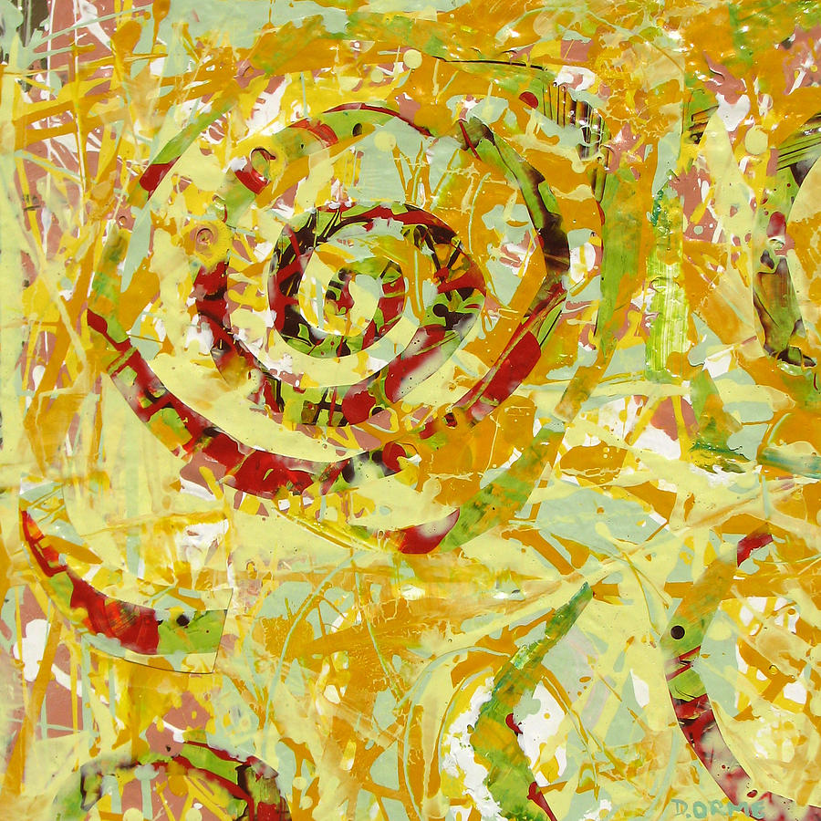 Abstract Painting - Whirl by Donna Orme