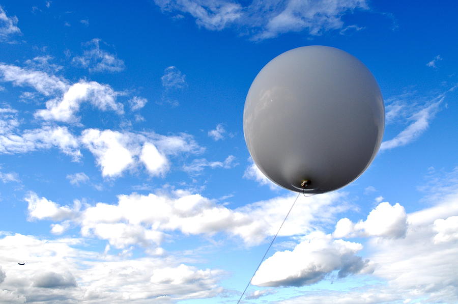 White Balloon Photograph by Kevin Ouellette - Fine Art America