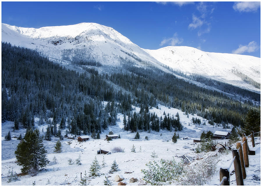 Mountain Photograph - White Christmas by Joan Carroll