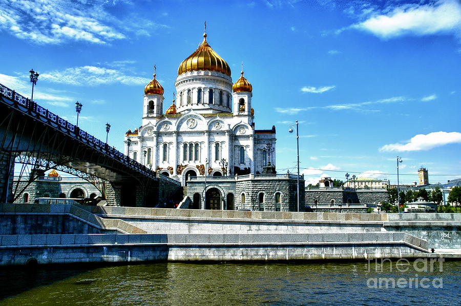 White Church Moscow Photograph by Rick Bragan