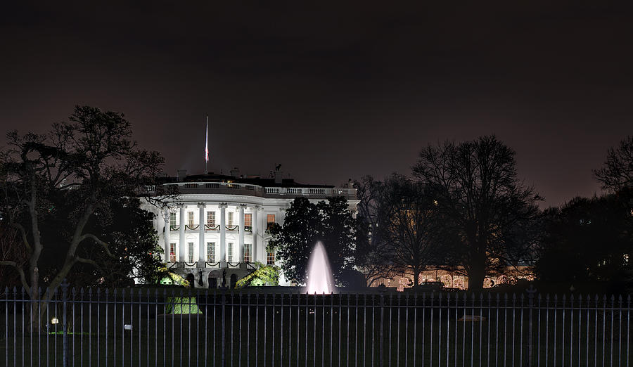 White House at Christmas Photograph by Metro DC Photography