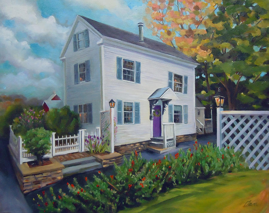 White House Painting by Nancy Griswold