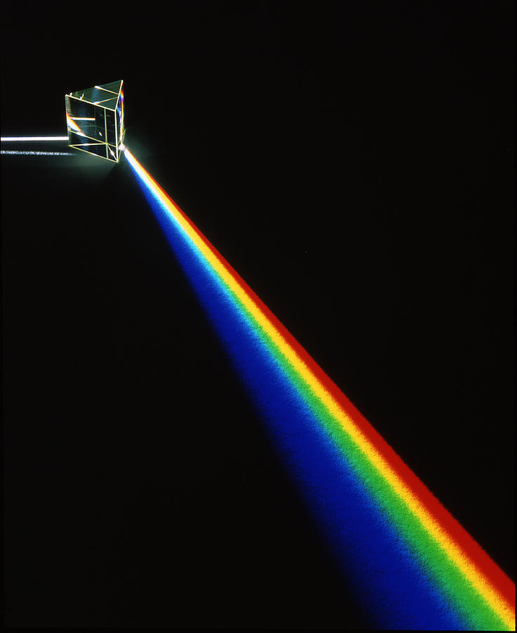 White Light Passed Through A Prism Photograph by David Parker - Fine ...