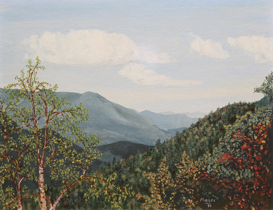 White Mountains I Painting by Alan Mager