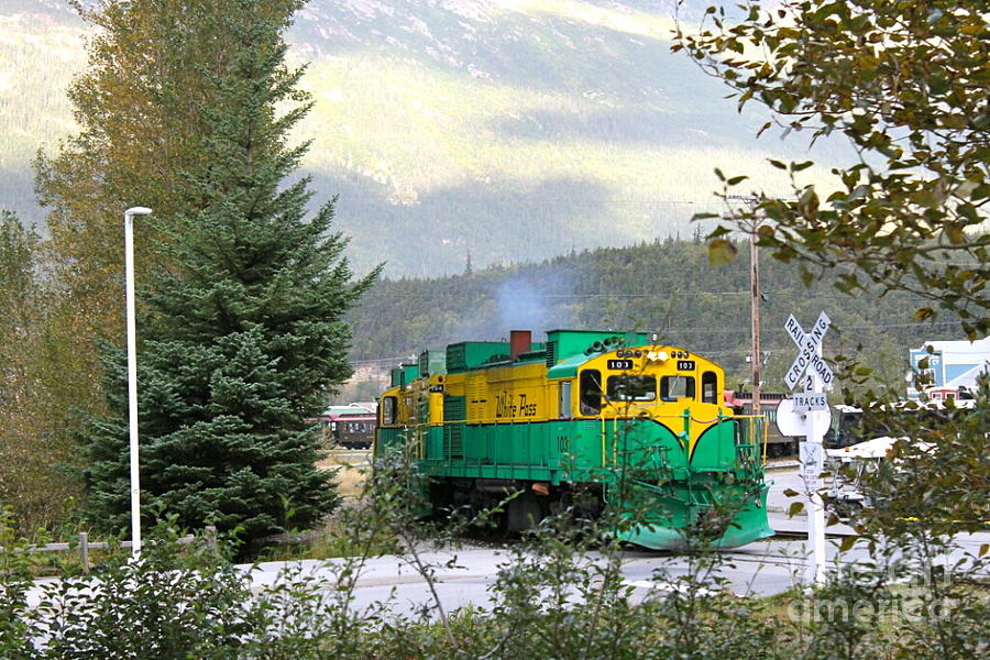 White Pass Train Number 2 Photograph by Pamela Walrath