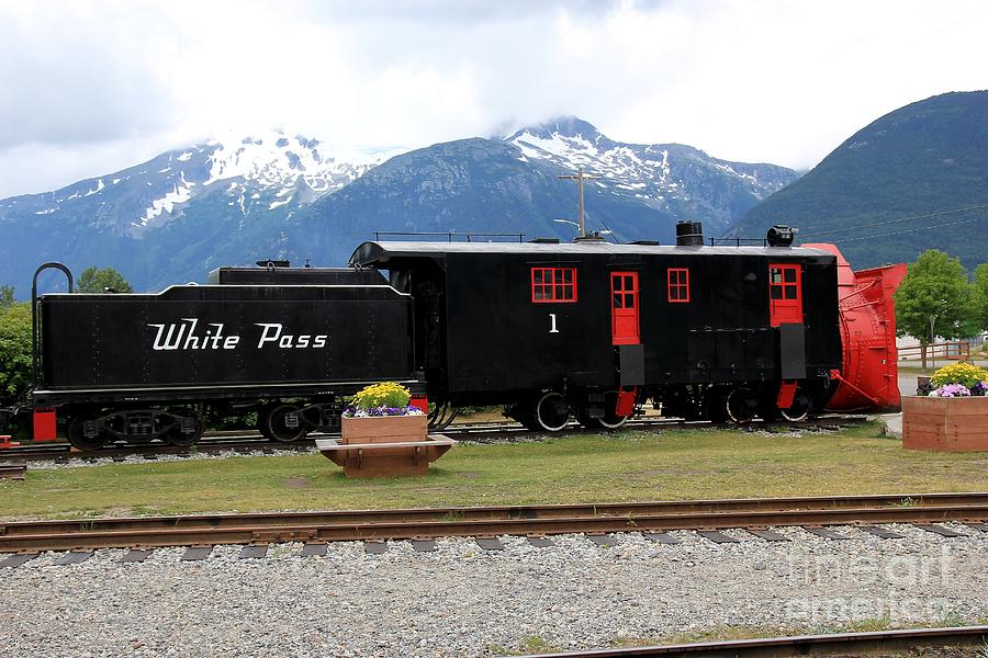Vintage Photograph - White Pass Train Skagway by Sophie Vigneault
