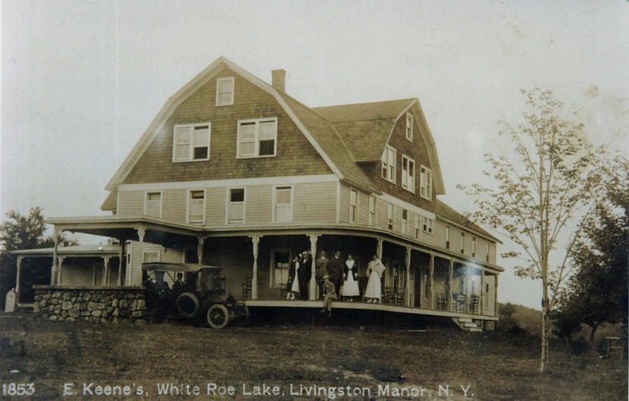 Mug Photograph - White Roe Boarding House-Owner E Keene prior to my Grandfather. Circ 1900s by Ericamaxine Price