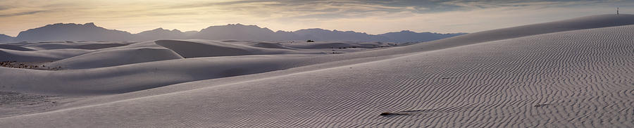 Nature Photograph - White Sands Desert Panorama by Mike Irwin