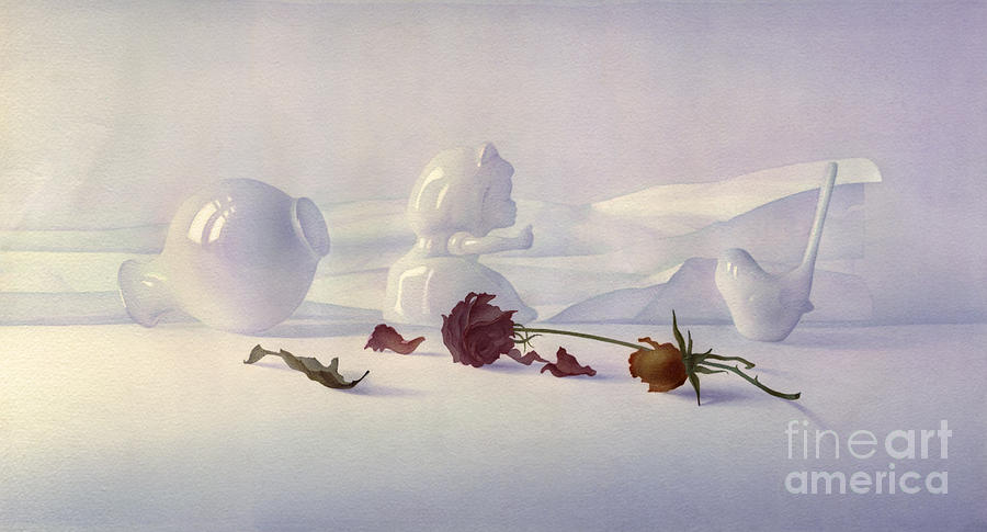 White still life Painting by Svetlana and Sabir Gadzhievs