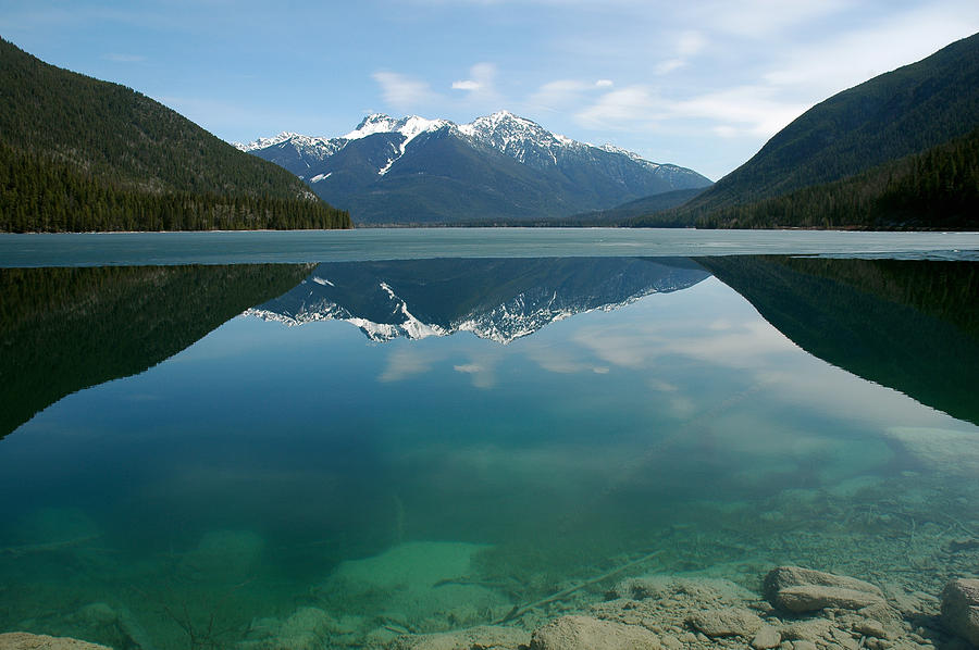 White Swan Lake Bc Photograph by Oleg Koshlak