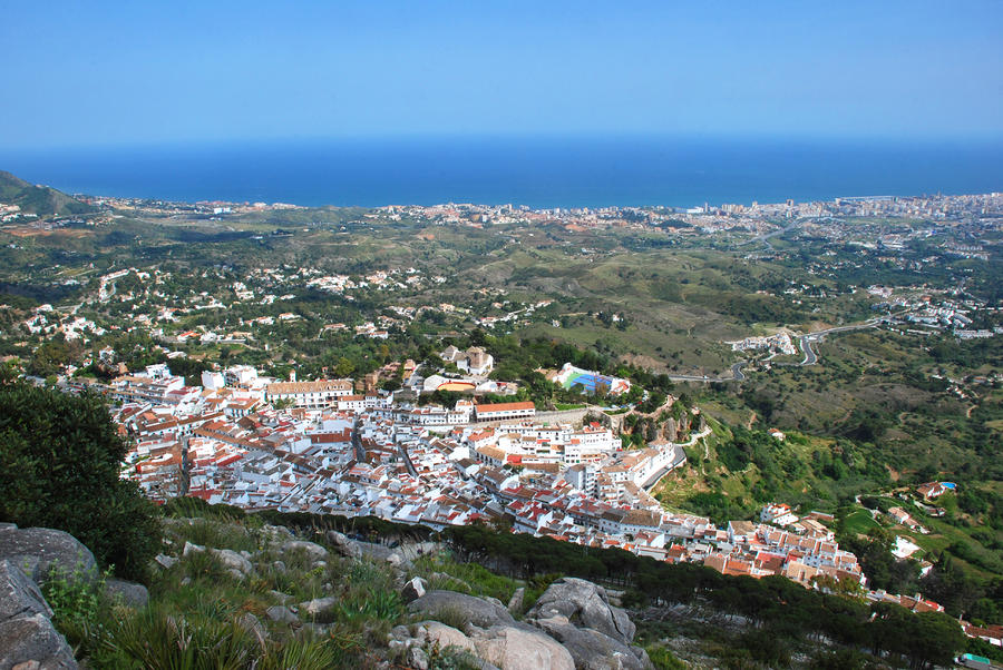White village of Mijas Photograph by Perry Van Munster