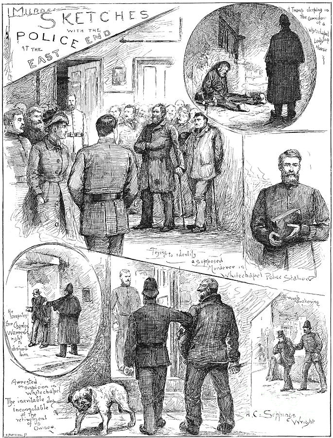 1888 Photograph - Whitechapel Murders, 1888 by Granger