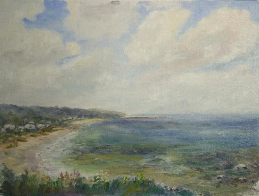 Whitehorse Beach Sunlight Painting by Edward White