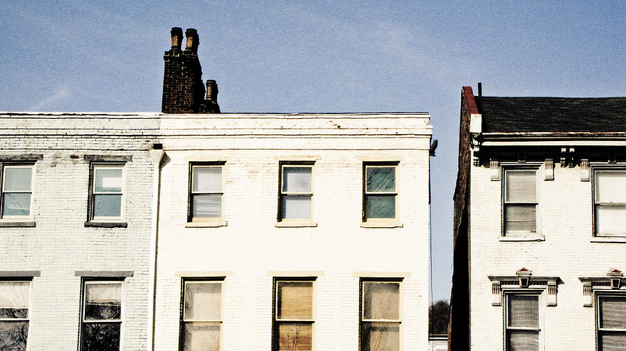 Whitewash and Rooftops Photograph by Jessica Brawley