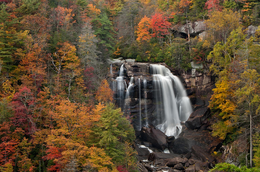 Fall Photograph - Whitewater Falls 2 by Joye Ardyn Durham