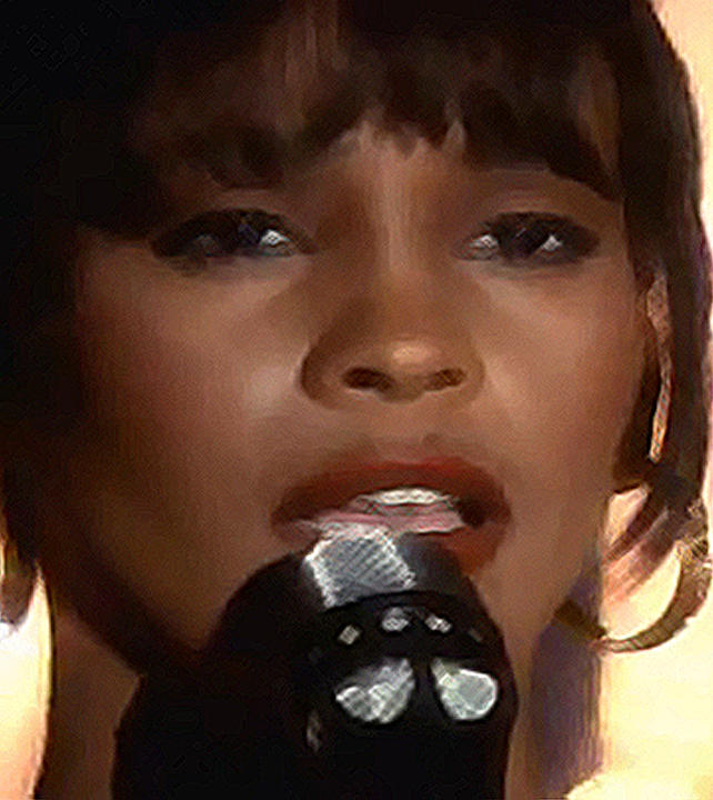 Whitney Houston Digital Art - Whitney Houston Song Bird No 2 by De Beall