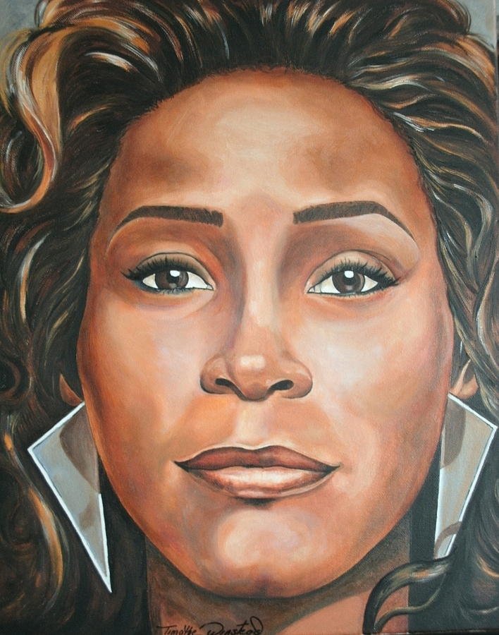 Whitney Houston Painting - Whitney Houston by Timothe Winstead