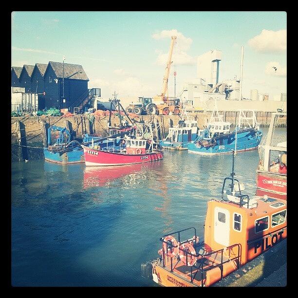 Whitstable Harbour Photograph by Grace Bryant